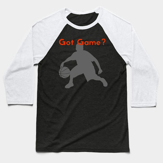 Got Game?  - grey/red Baseball T-Shirt by UnOfficialThreads